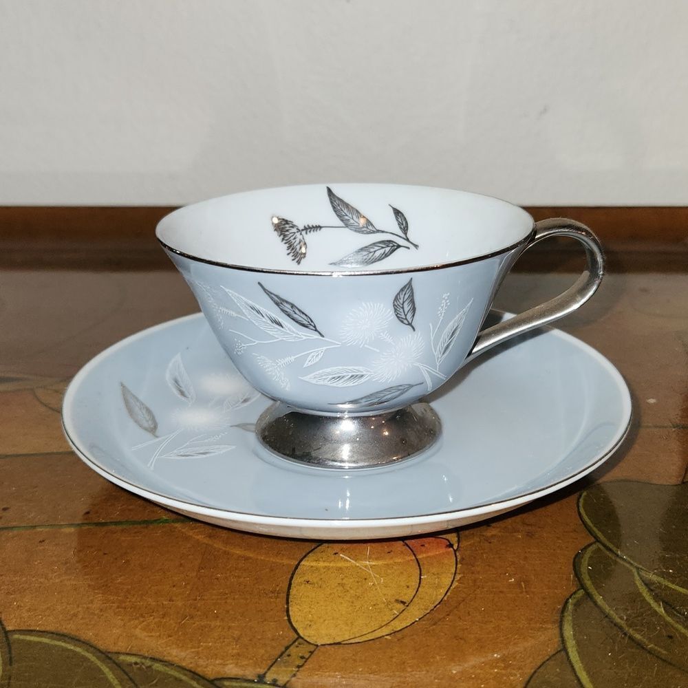 Sapphire by Deville Footed Cup and Saucer